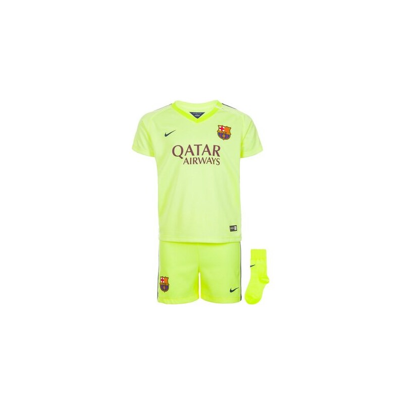Set: FC Barcelona Babykit 3rd Stadium 2014/2015 Kleinkinder Nike grün 68 (3-6 Monate),74 (6-9 Monate),80 (9-12 Monate),92 (18-24 Monate)