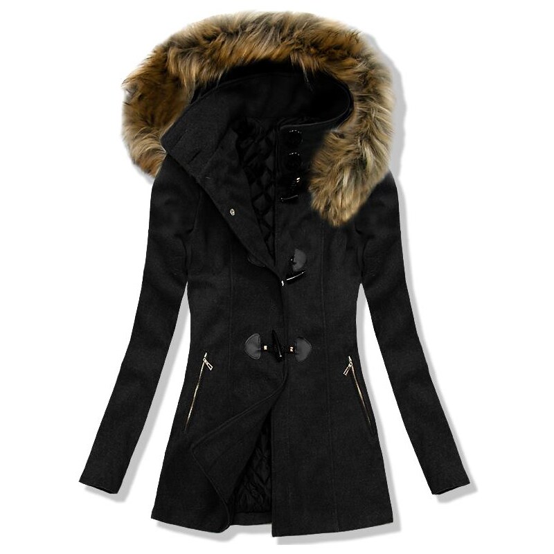Mantel schwarz 3356