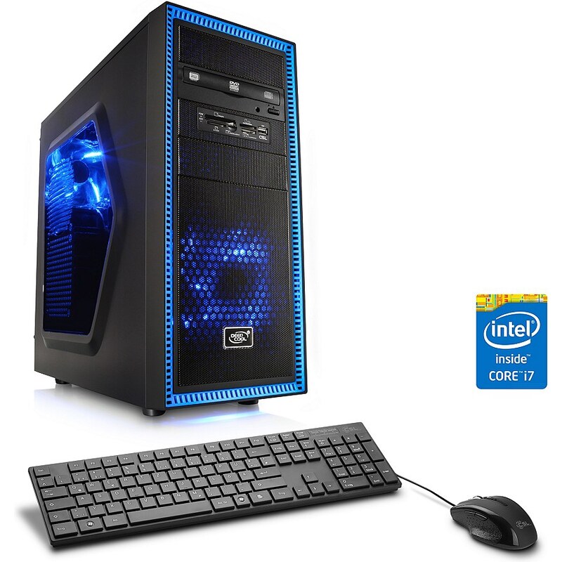 CSL Gaming PC Core i7-4790K GeForce GTX 1060 16 GB RAM SSD »Speed T7693 Windows 10 Home«