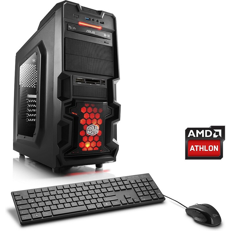 CSL Gaming PC AMD Athlon X4 880K GTX 1060 8GB RAM 240 GB SSD »Levitas T4040 Windows 10«