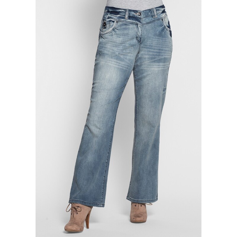 Große Größen: Joe Browns Bootcut-Jeans, blue denim, Gr.40-58