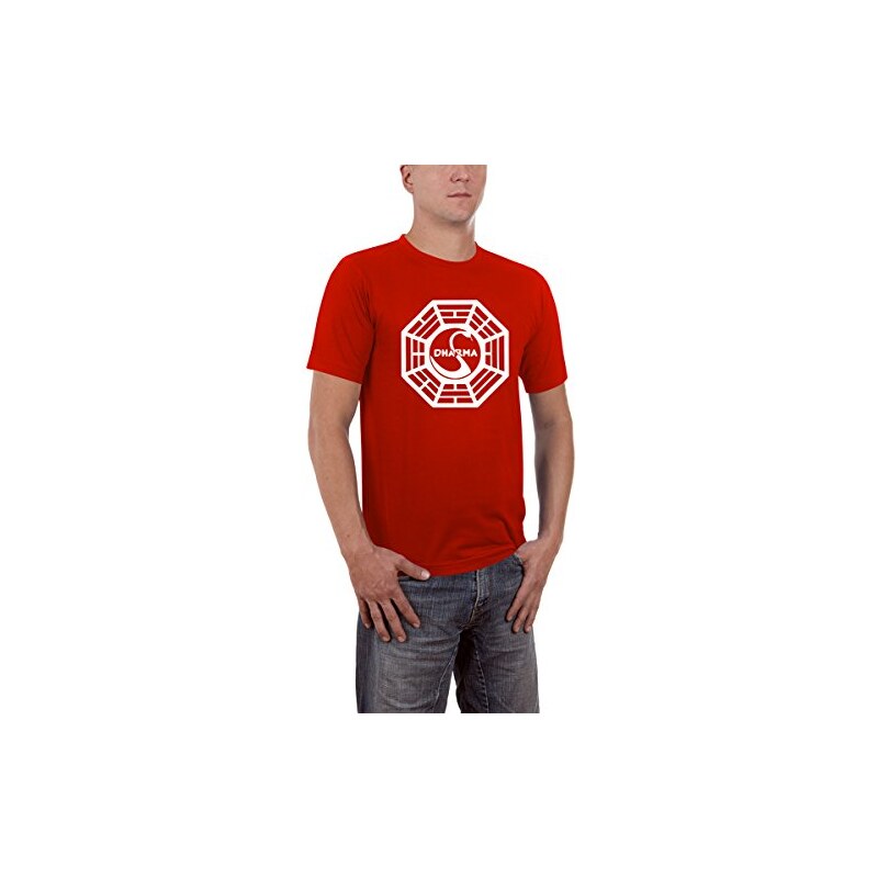 Touchlines Herren Lost Dharma Logo T-Shirt SF121