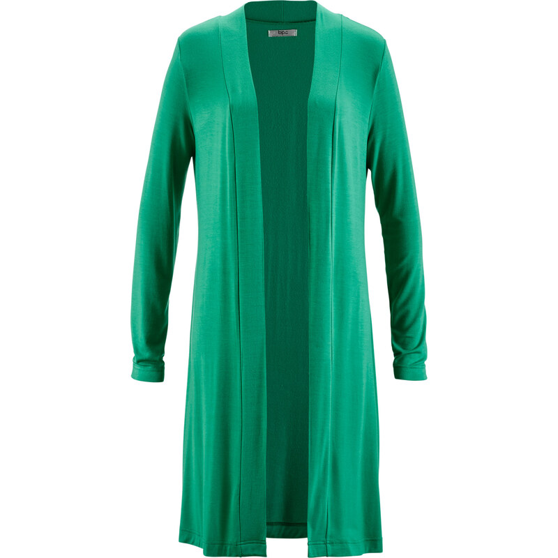 bpc bonprix collection Lange Shirt-Jacke langarm in grün für Damen von bonprix