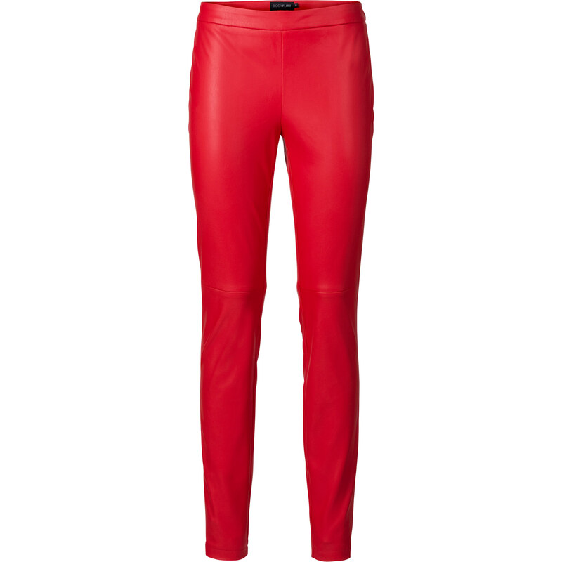 BODYFLIRT Kunstleder-Hose in rot für Damen von bonprix