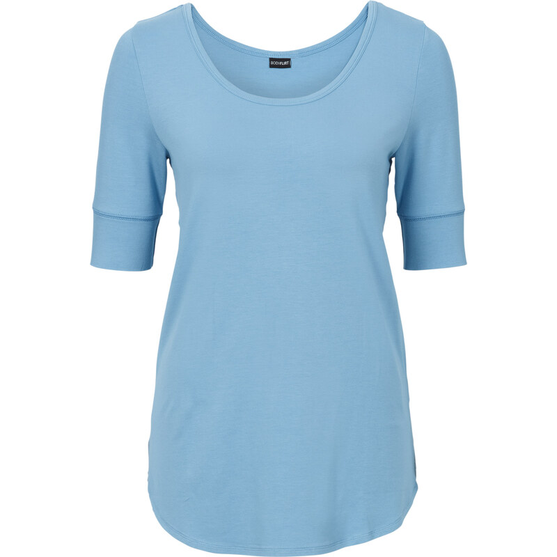 BODYFLIRT Shirt in blau (Rundhals) für Damen von bonprix