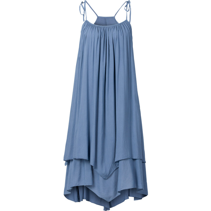 RAINBOW Kleid ohne Ärmel in blau (Rundhals) von bonprix