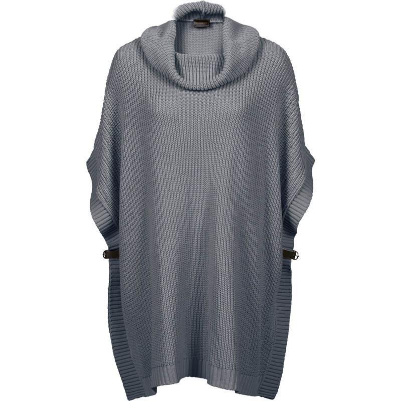 BODYFLIRT boutique Oversize-Strickpullover in grau für Damen von bonprix
