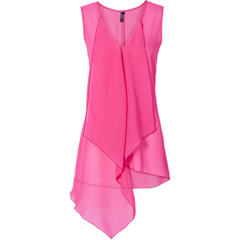 BODYFLIRT boutique Bluse ohne Ärmel in pink von bonprix