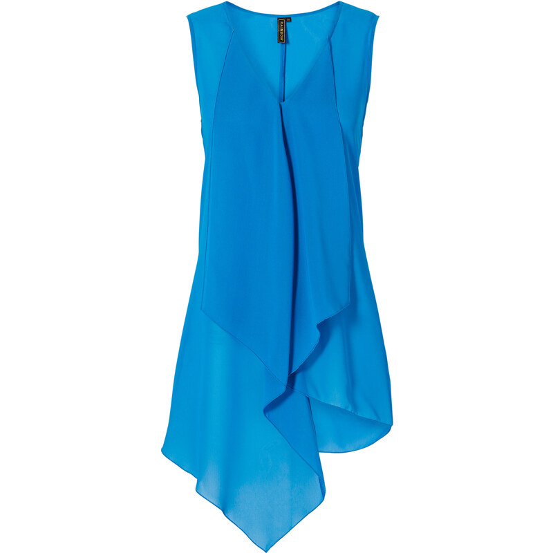 BODYFLIRT boutique Bluse ohne Ärmel in blau von bonprix