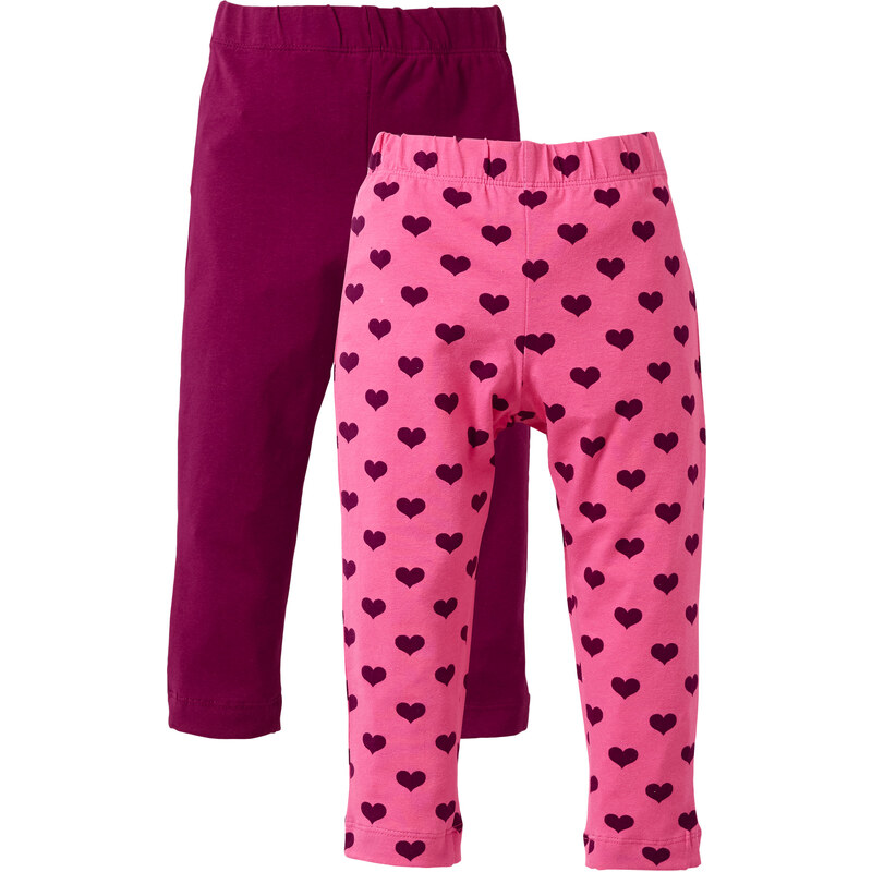 bpc bonprix collection Leggings (2er-Pack) in rosa für Mädchen von bonprix