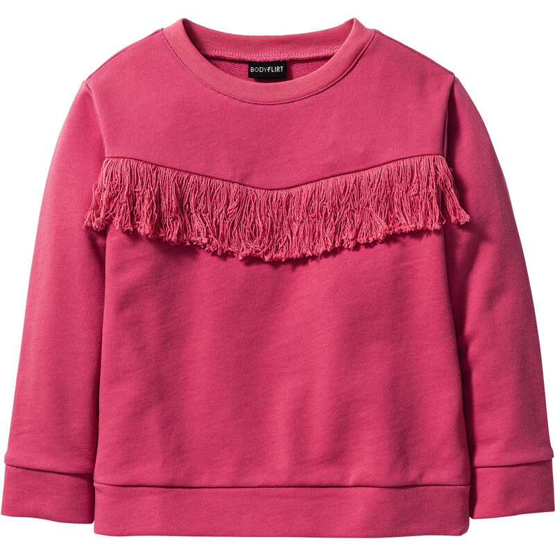 bpc bonprix collection Sweatshirt mit Fransen langarm in pink für Mädchen von bonprix