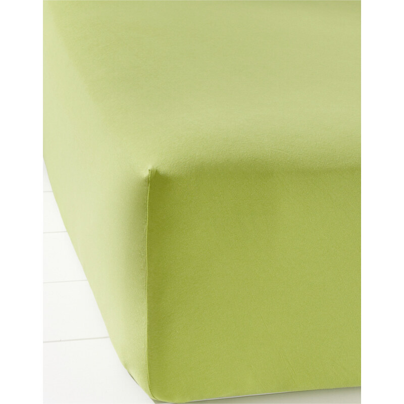 bpc living Spannbettlaken Elastic-Jersey 40 cm in grün von bonprix