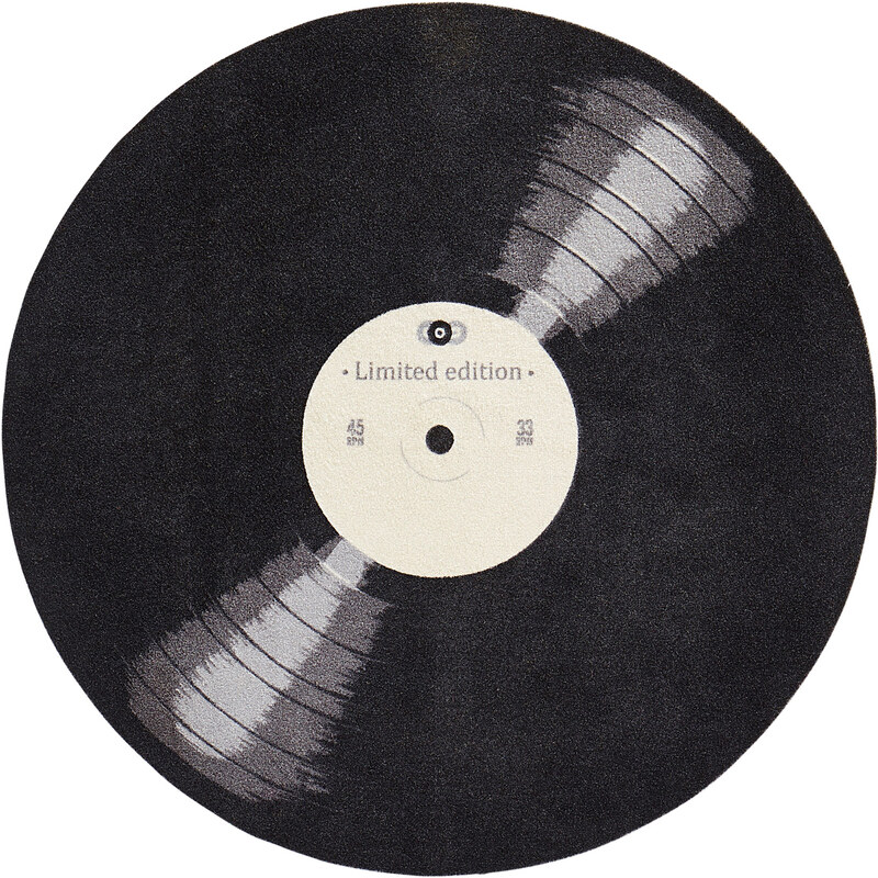 bpc living Fußmatte Schallplatte in schwarz von bonprix