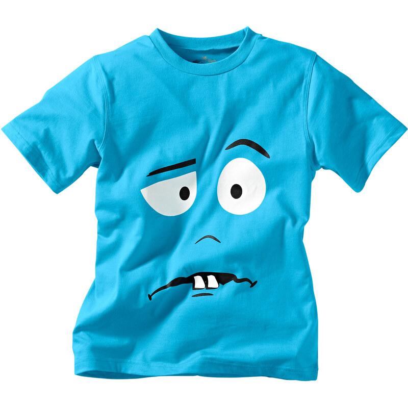 bpc bonprix collection T-Shirt kurzer Arm in blau (Rundhals) für Jungen von bonprix