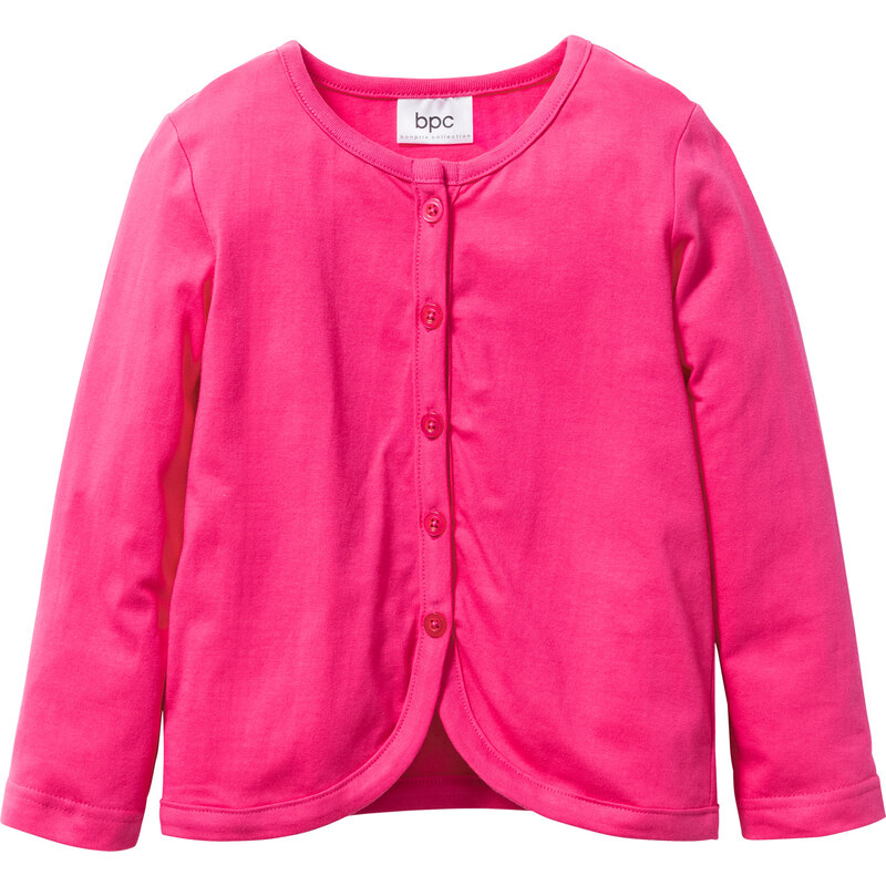 bpc bonprix collection Shirtjacke langarm in pink (Rundhals) für Mädchen von bonprix
