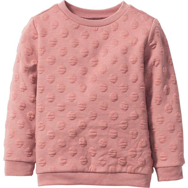 bpc bonprix collection Struktur-Sweatshirt langarm in rosa für Mädchen von bonprix
