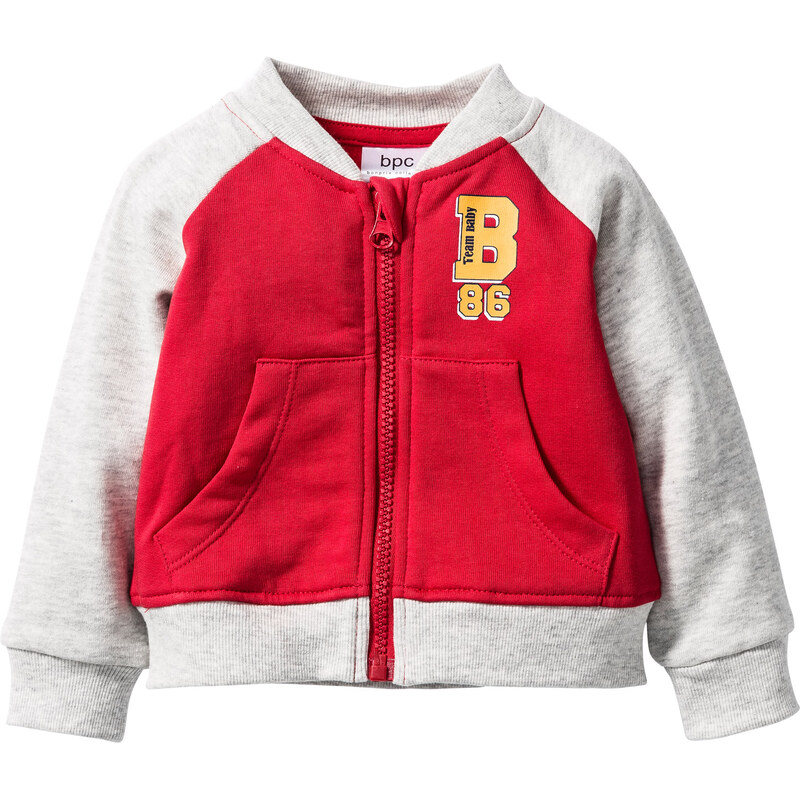 bpc bonprix collection Baby Sweatjacke Bio Baumwolle in rot für Damen von bonprix