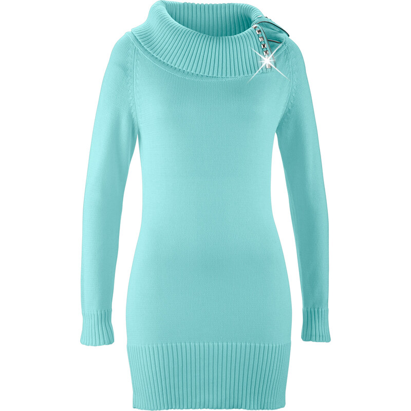 bpc selection Long-Pullover langarm in blau für Damen von bonprix
