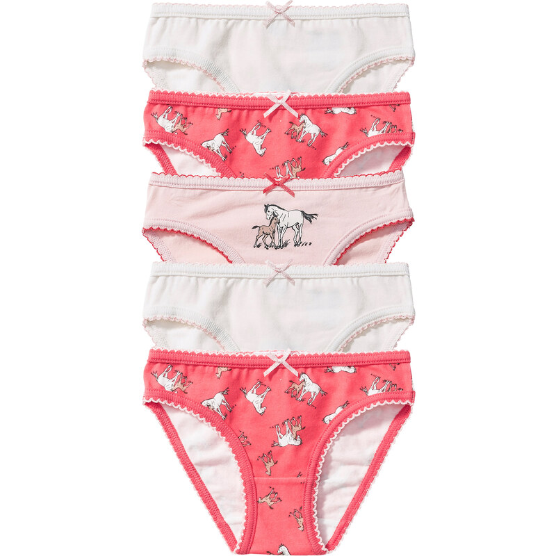bpc bonprix collection Slip (5er-Pack) in pink für Mädchen von bonprix