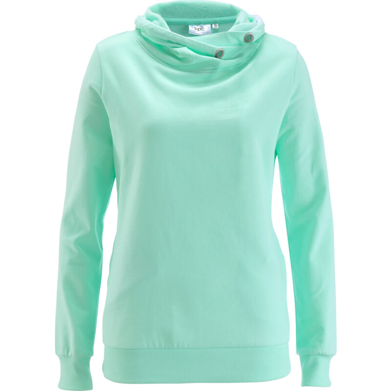 bpc bonprix collection Sweatshirt langarm in grün für Damen von bonprix