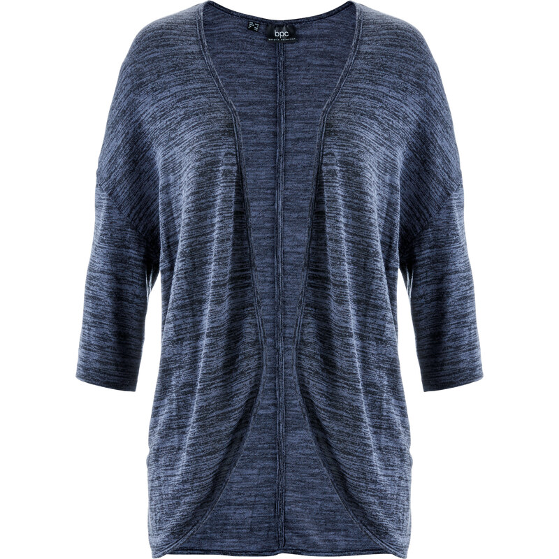 bpc bonprix collection Jersey-Shirtjacke 3/4 Arm in blau für Damen von bonprix