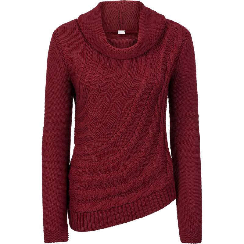 BODYFLIRT boutique Pullover in rot für Damen von bonprix