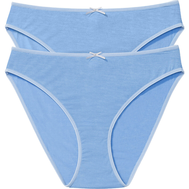 bpc bonprix collection Slip (2er-Pack) in blau für Damen von bonprix