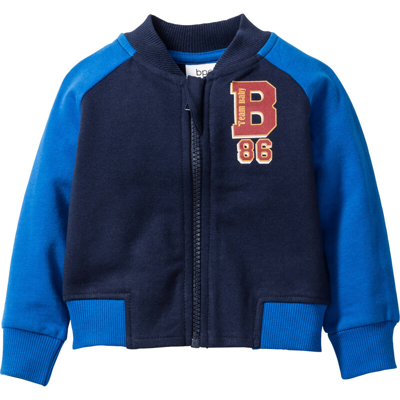 bpc bonprix collection Baby Sweatjacke Bio-Baumwolle in blau für Herren von bonprix