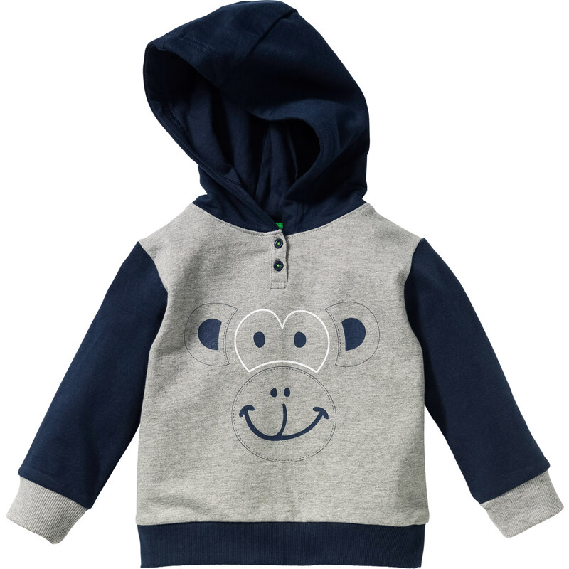 bpc bonprix collection Baby Sweatshirt Bio-Baumwolle langarm in grau für Herren von bonprix