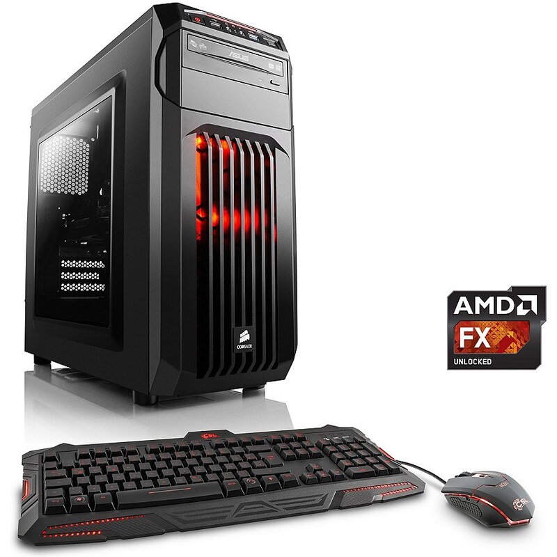 CSL Gaming PC AMD FX-4300 Radeon RX 460 8 GB RAM WLAN »Sprint T6824 Windows 10 Home«