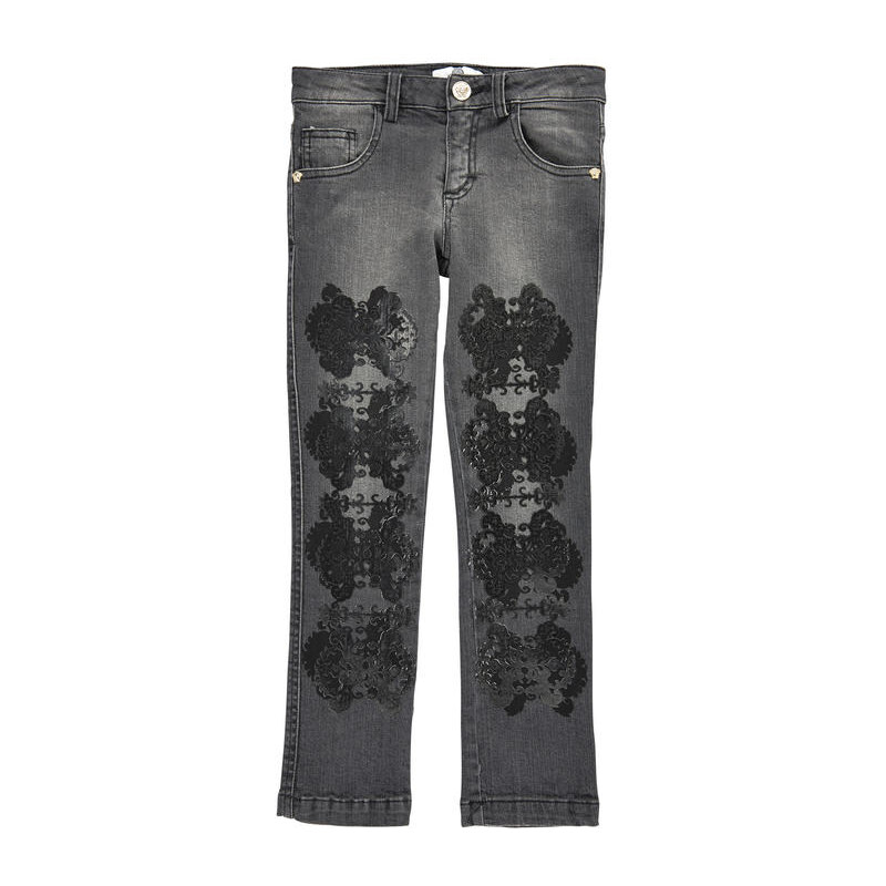 Young Versace Jeans âslim fitâ aus Stretch-Denim in black washed
