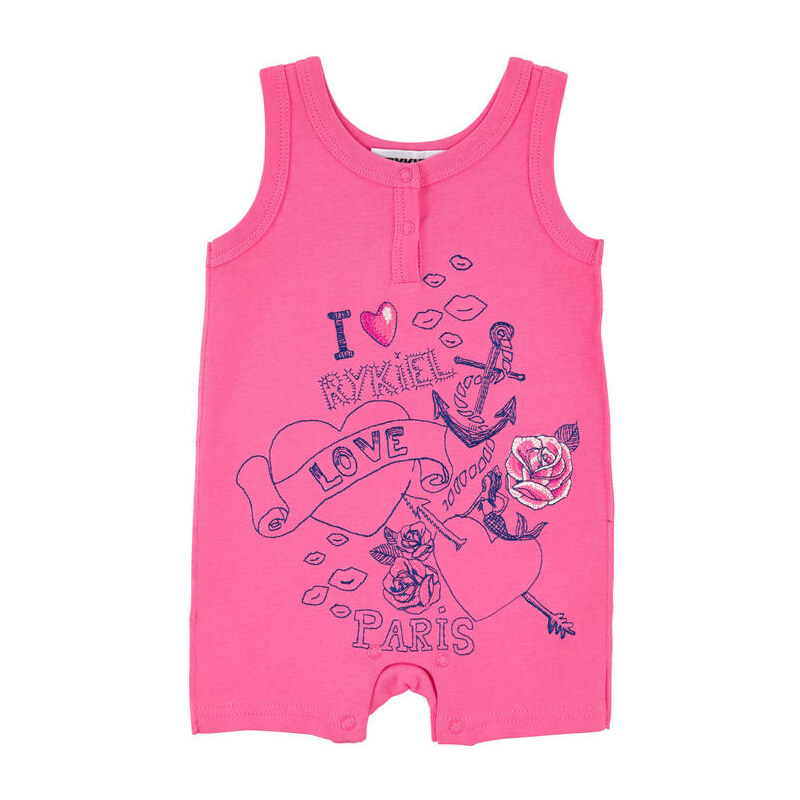 Sonia Rykiel Enfant Cotton jersey shortall - Pink