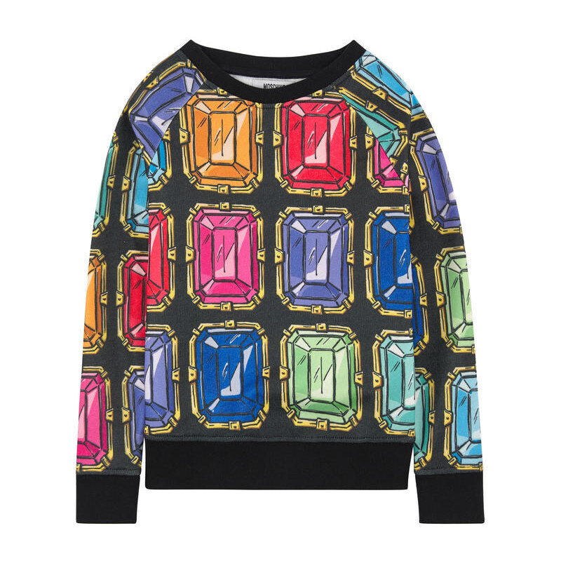 Moschino Bedrucktes Sweatshirt aus Molton