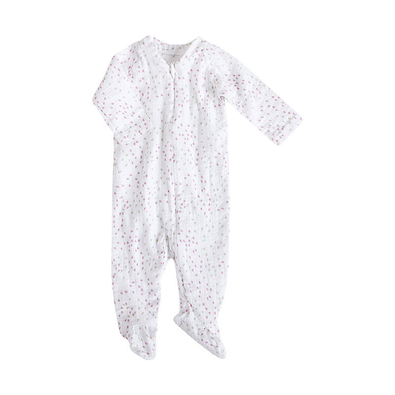 Aden + Anais Musselin-Pyjama Lovely Mini Hearts print