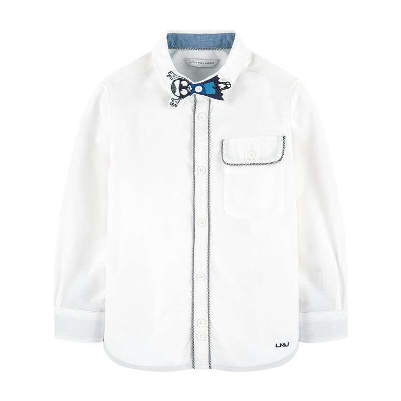 Little Marc Jacobs Oxford-Hemd mit abnehmbarem Patch
