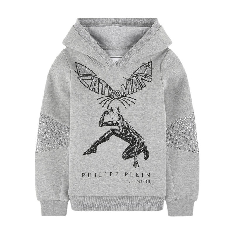 Philipp Plein Catwoman-Sweatshirt mit Strass