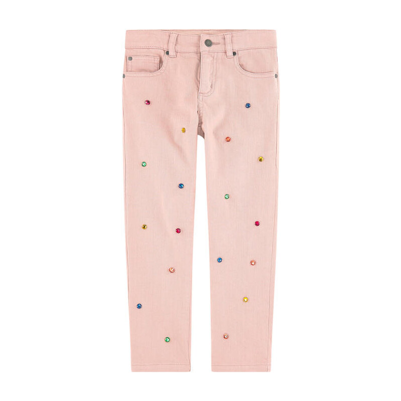 Stella McCartney Kids Skinny-Fit-Jeans fur Mädchen mit Cabochons