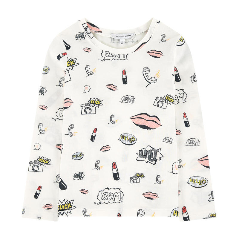 Little Marc Jacobs Bedrucktes T-Shirt