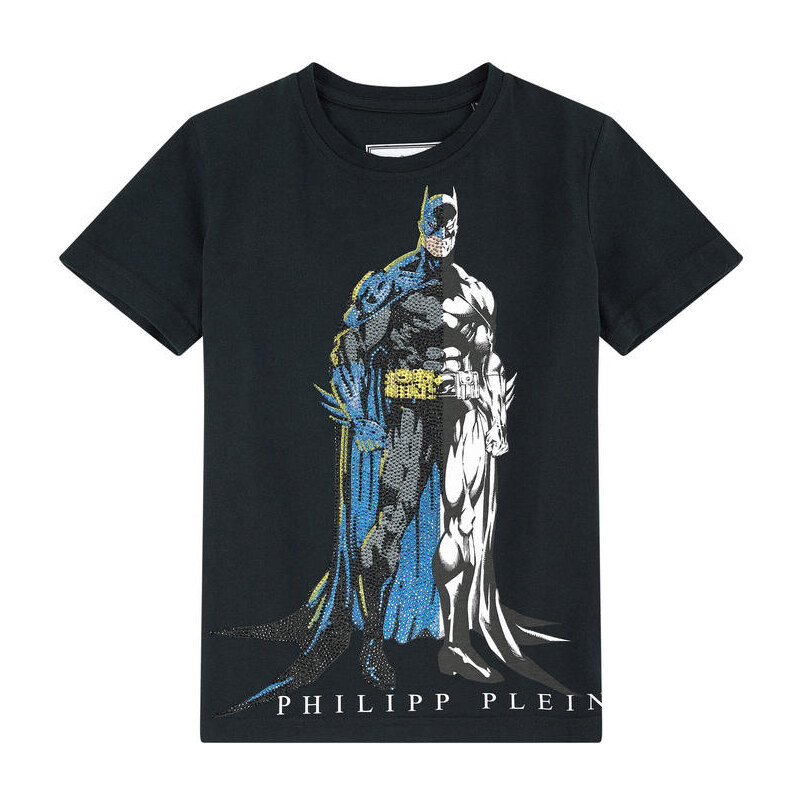 Philipp Plein Batman-T-Shirt mit Strass