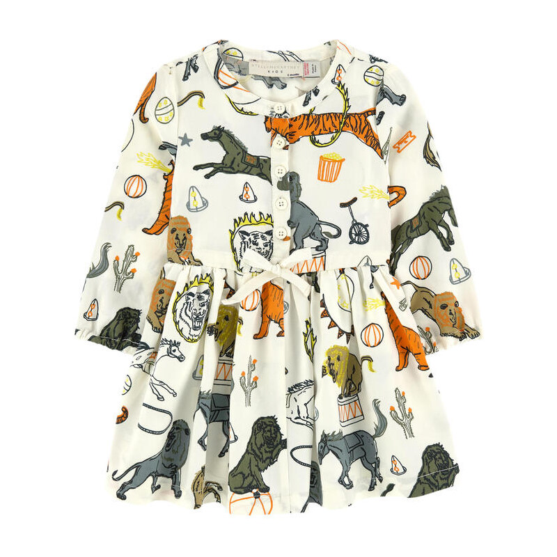 Stella McCartney Kids Bedrucktes Mini Me Hemdkleid mit passendem HÄ¶schen