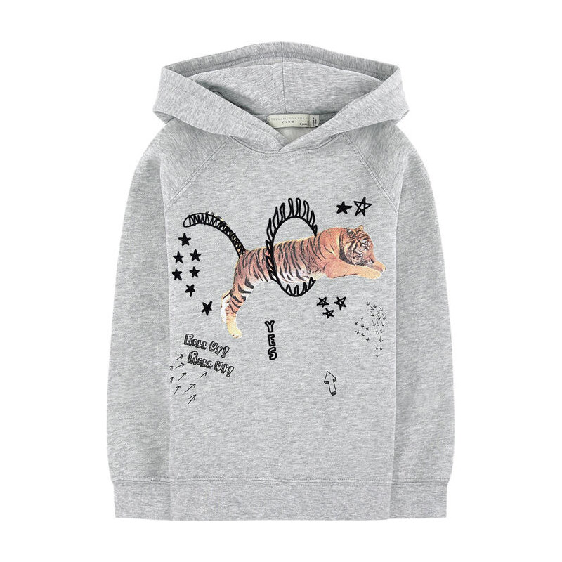 Stella McCartney Kids Kapuzen-Sweatshirt aus Bio-Baumwolle mit Motiv