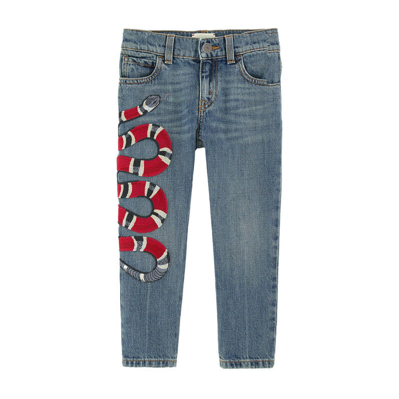 Gucci Bestickte Boy-Jeans Regular Fit