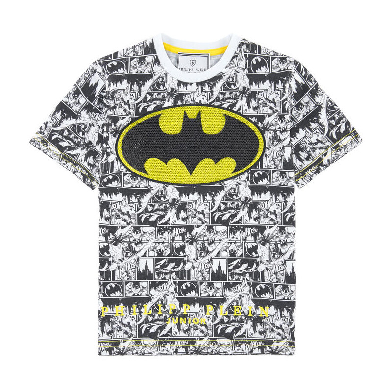 Philipp Plein Batman-T-Shirt mit Strass