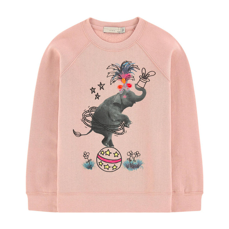 Stella McCartney Kids Sweatshirt mit Motiv aus Bio-Baumwolle