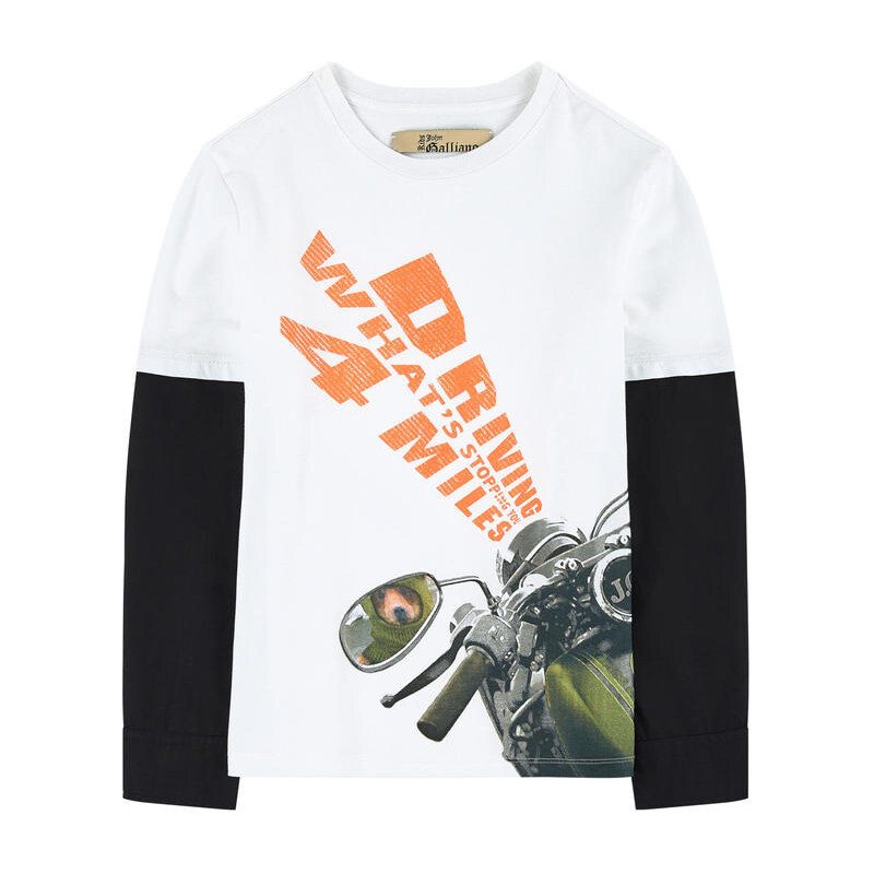 John Galliano Kids T-Shirt mit Trompe lâÅil-Effekt