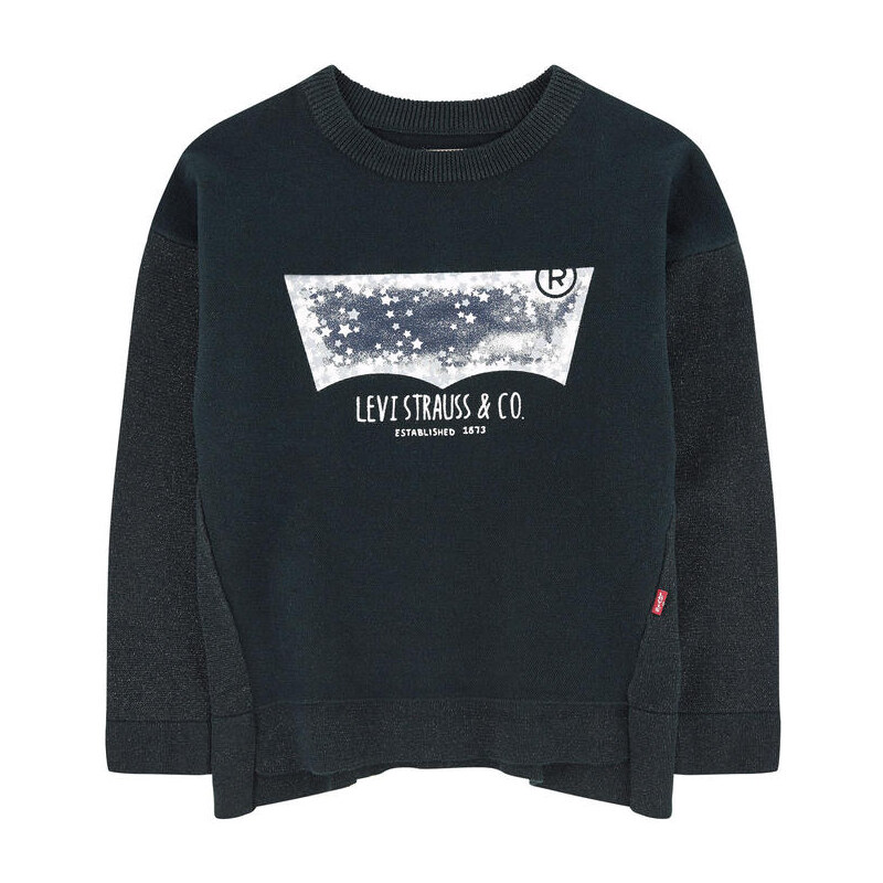 Levi's Motiv-Sweatshirt mit Lurexgarn