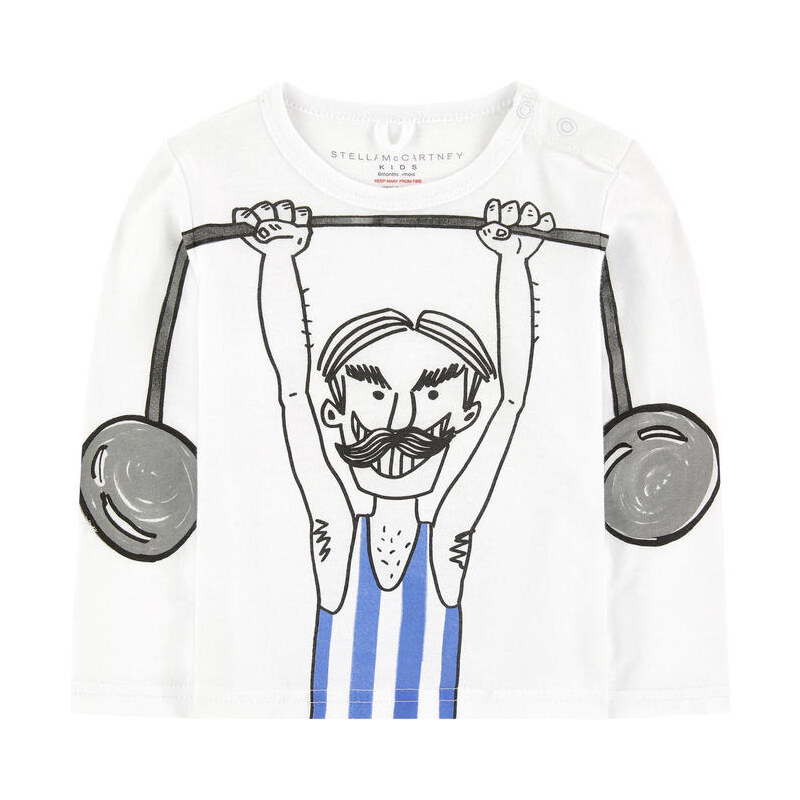Stella McCartney Kids T-Shirt mit Motiv aus Bio-Baumwolle