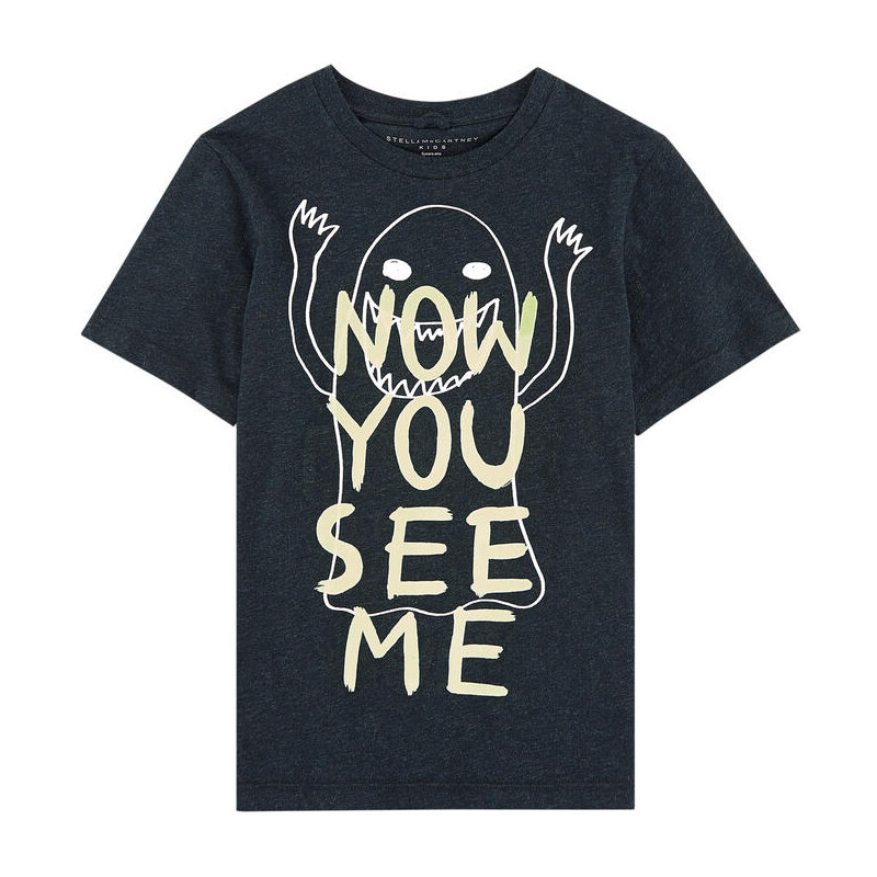 Stella McCartney Kids Neon-T-Shirt aus Bio-Baumwolle