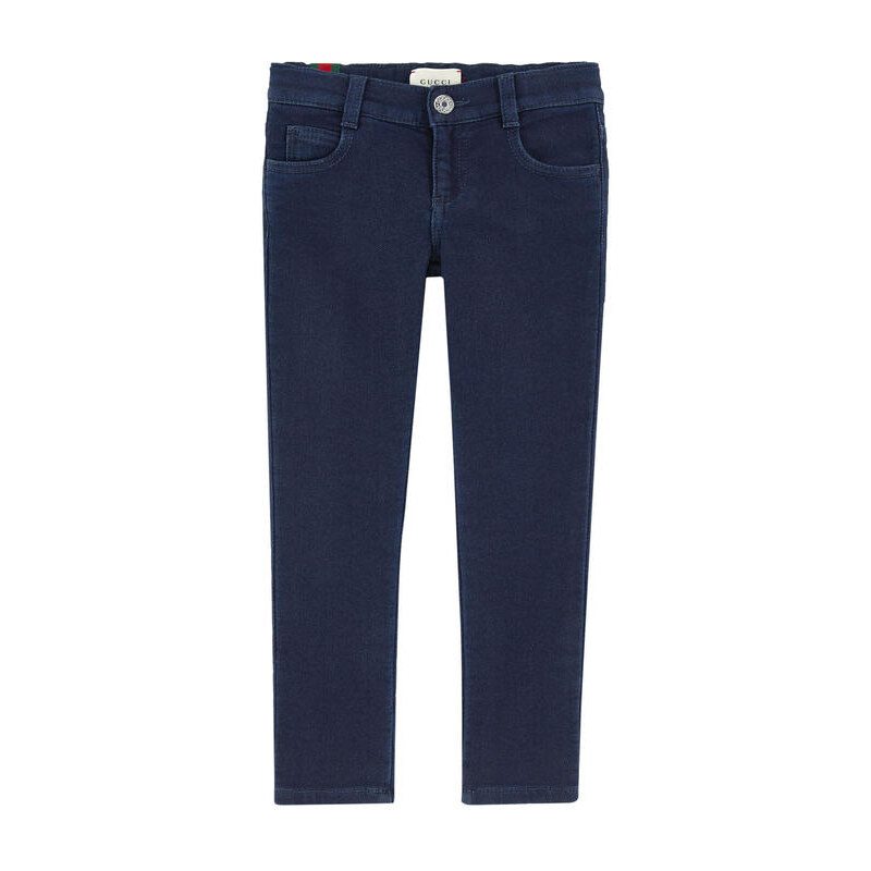 Gucci Girl-Jeans Skinny Fit aus Molton