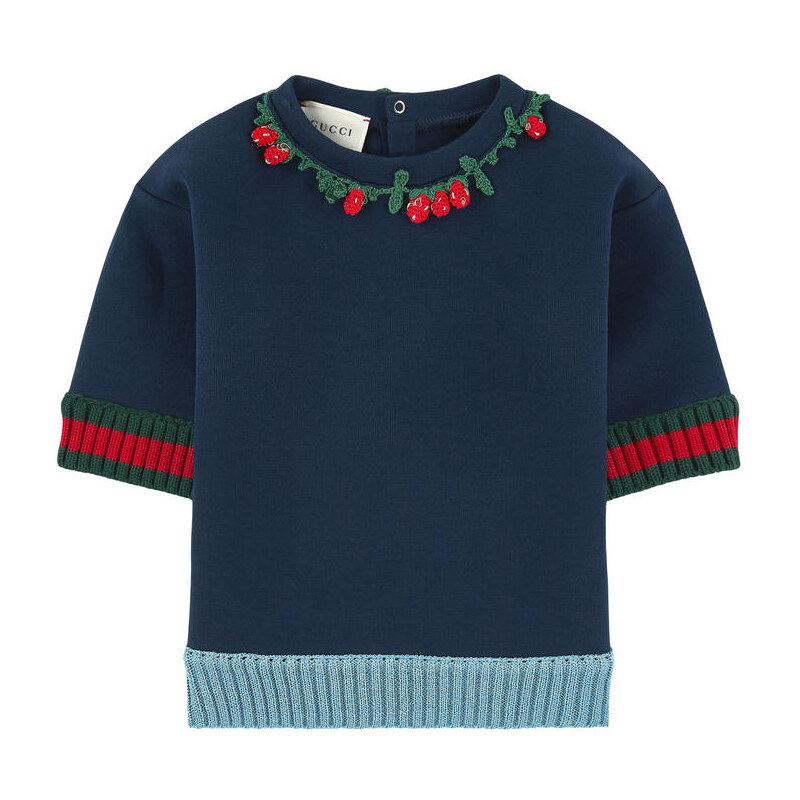 Gucci Bestickter Neopren-Sweater